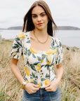 Lemon Linnea Top