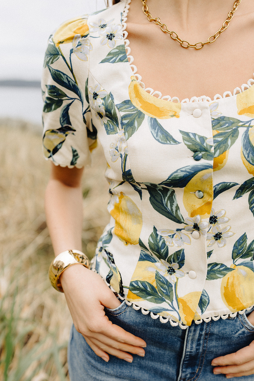 Lemon Linnea Top
