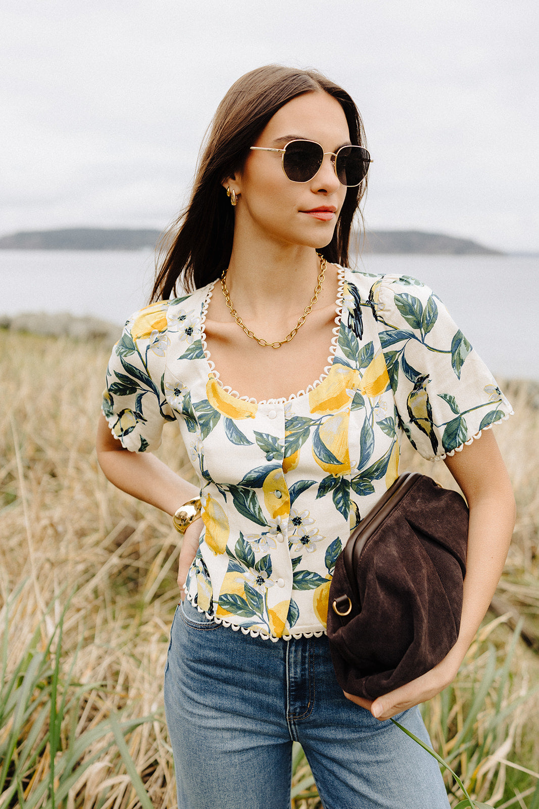 Lemon Linnea Top