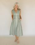 Clover Striped Maxi Dress
