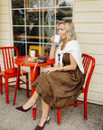 Camel Leopard Tina Dress