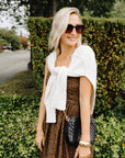 Camel Leopard Tina Dress