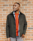 Deep Sage Clive Car Coat