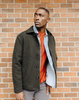 Deep Sage Clive Car Coat