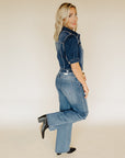 Dark Delaney Crop Jackets