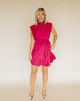 Magenta Andromeda Mini Dress