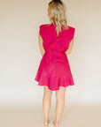 Magenta Andromeda Mini Dress