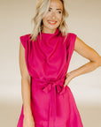 Magenta Andromeda Mini Dress