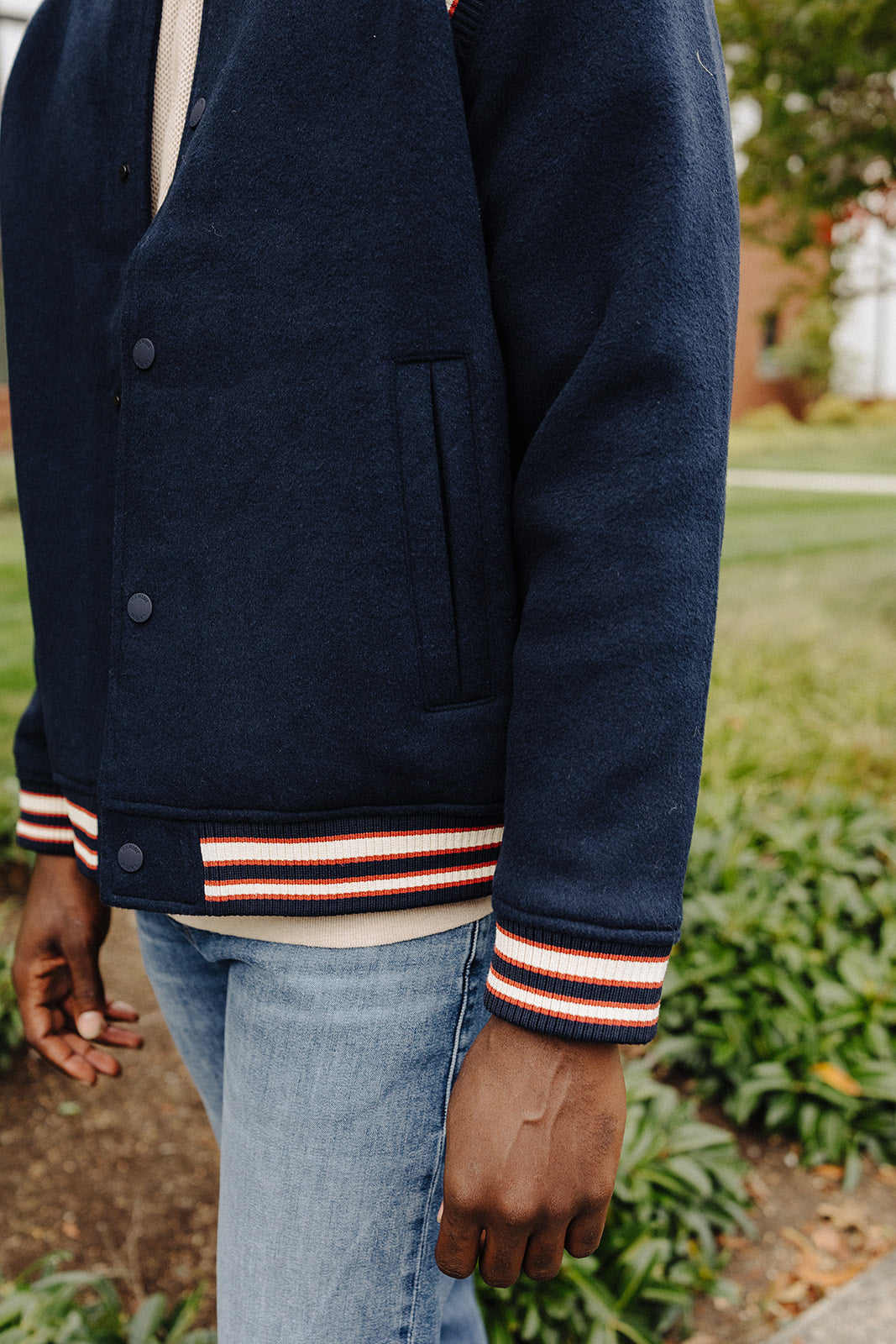 Sky Captain Wool Varsity Jacket