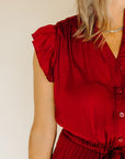 Fall Red Margaret Dress
