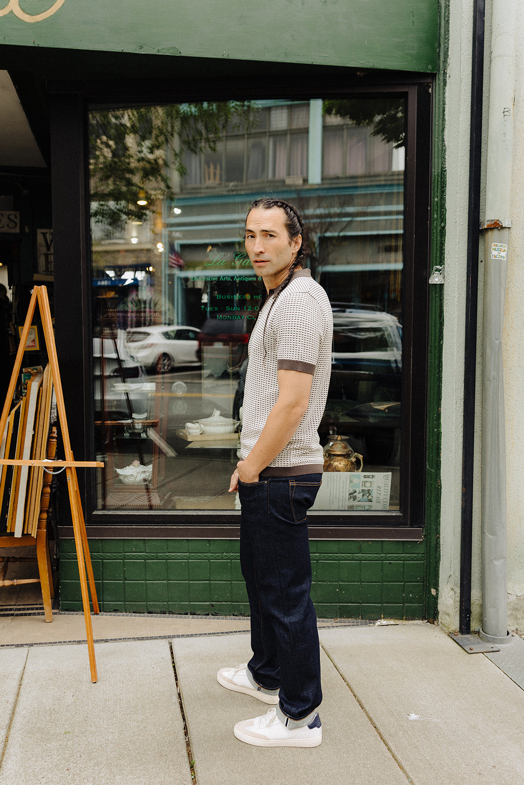 Olive Oat Ripple Hayden Shirt
