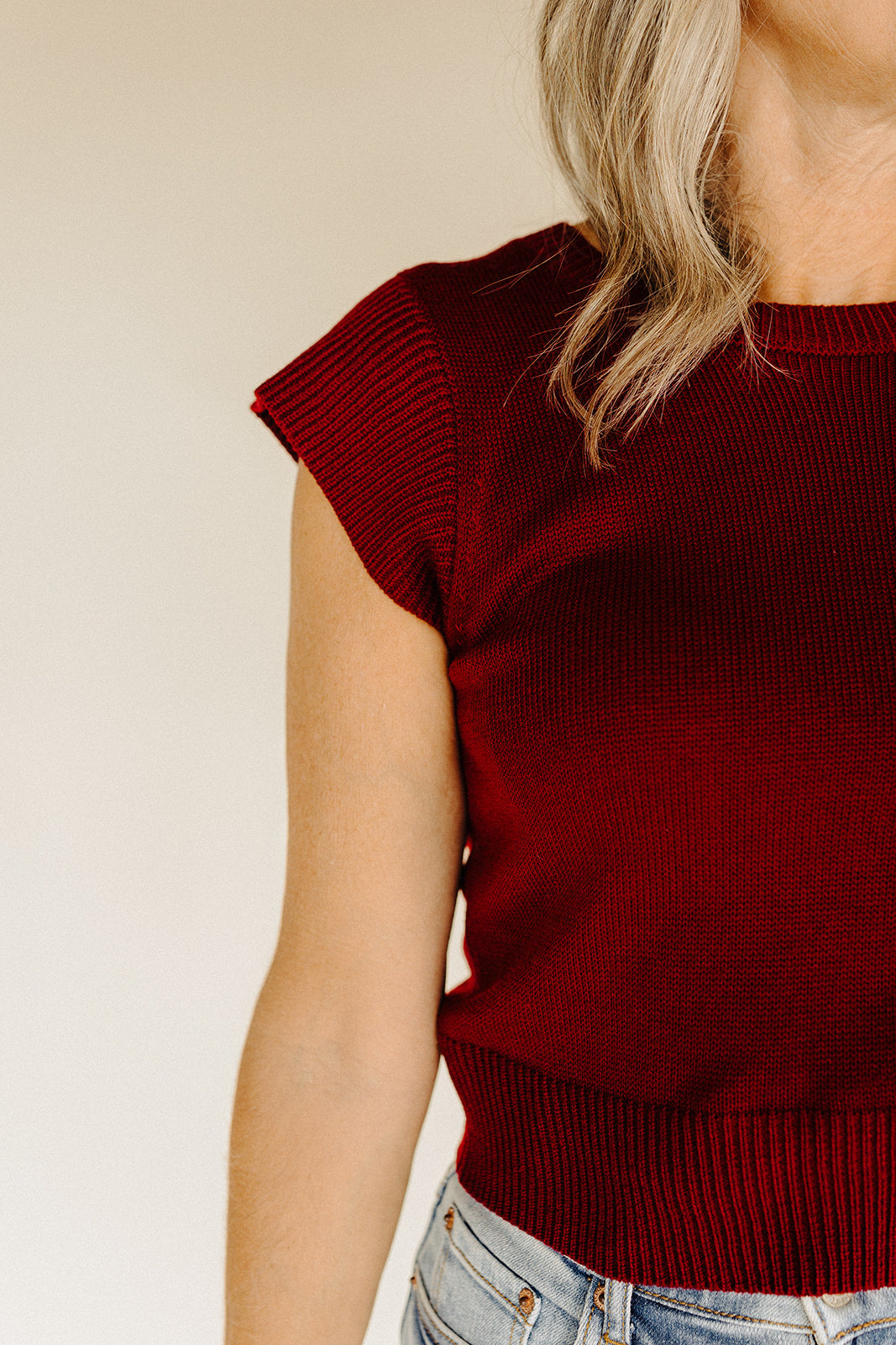 Garnet Eleanor Knit Top