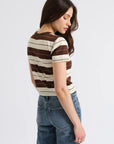 Chocolate Stripe Zuma Tee