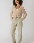 Natural Carrie Knit Cardigan