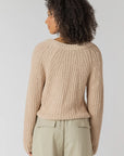 Natural Carrie Knit Cardigan