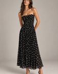 Black/Ivory Beverly Dress