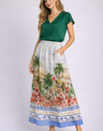 Blue Multi Ailani Skirt
