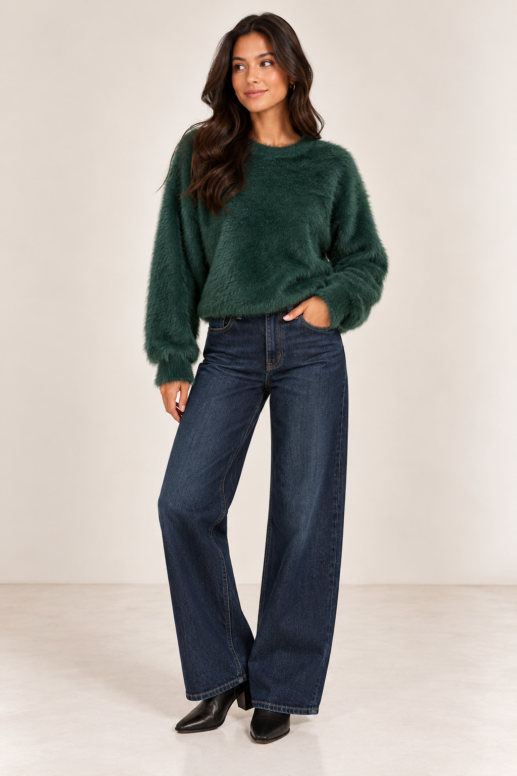 Pine Ace Eyelash Sweater