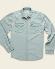 Garth Light Wash Dust Up Denim Snapshirt