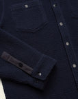 Dark Indigo Allegheny Fleece Overshirt