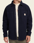 Dark Indigo Allegheny Fleece Overshirt