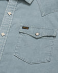 Iron Blue Banning Corduroy Snapshirt