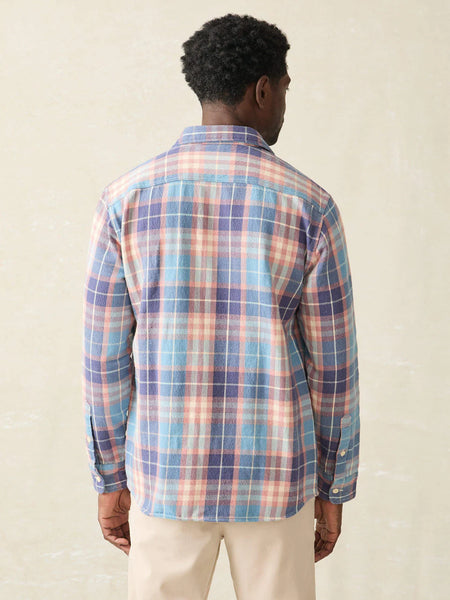 Bristol Blue Plaid The Surf Flannel