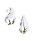 Silver Willie Water Drop Earrings