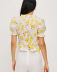Tossed Daffodils Fontaine Blouse