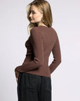 Rust Brown Carmen Sweater