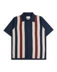 Velzy Knitted Simple Stripe Shirt