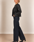 Black Daredevil Fringe Jacket