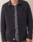 Navy Corbet Quilted Overshirt