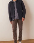 Navy Corbet Quilted Overshirt