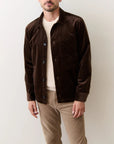 Dark Brown Lorenzo Velvet Jacket