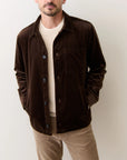 Dark Brown Lorenzo Velvet Jacket