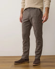 Dark Taupe Saturday Houndstooth Chino Pant