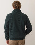 Green Gables Jacquard Sherpa Full Zip Jacket