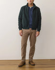 Green Gables Jacquard Sherpa Full Zip Jacket