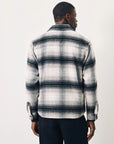 Dark Grey Check Overshirt