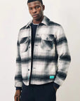 Dark Grey Check Overshirt