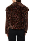 Faux Fur Leopard Jacket