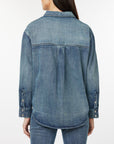 Marine Oversized Denim Shirt