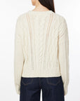 Whisper White Pointelle Sweater