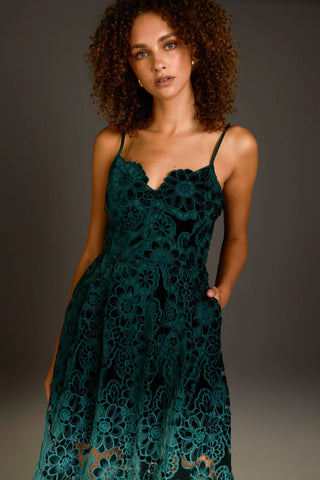 Emerald Sweetheart Dress