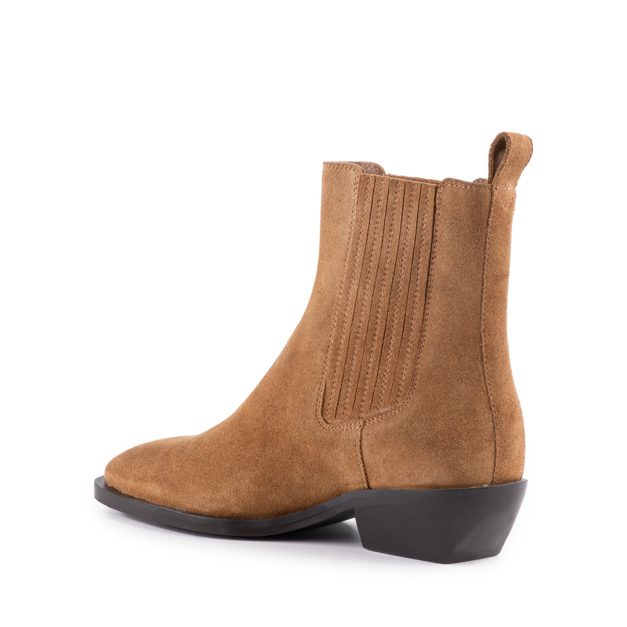 Cognac Hold Me Down Suede Boots