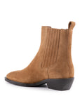 Cognac Hold Me Down Suede Boots