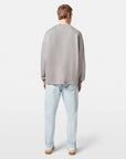 Highway Grey Seasonal Core Loose Fit 3 Crosses Garment-Dye Sweatshirt