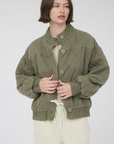 Olive Quilted Amaya Jacket