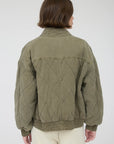 Olive Quilted Amaya Jacket